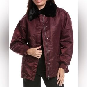 Blank NYC Fur Collar Jacket